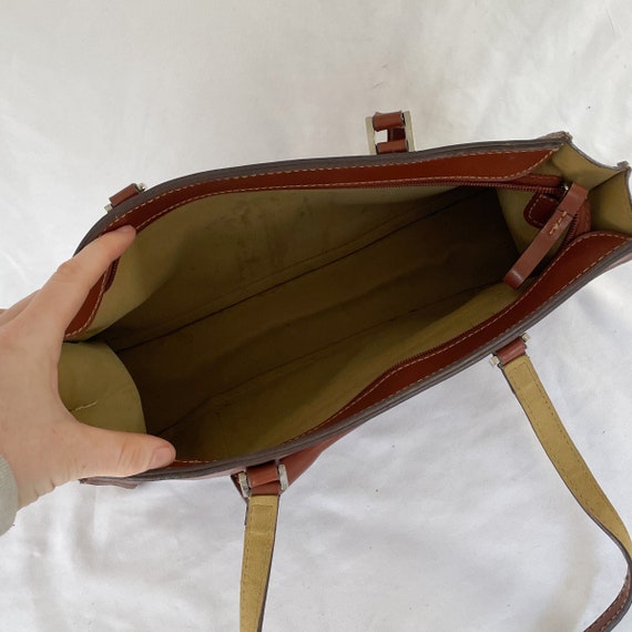 Brown Leather Handbag - image 5