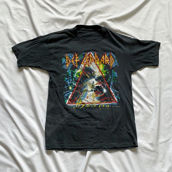 1987 Single Stitch Def Leppard Hysteria Concert Te