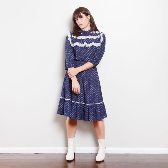 Vintage Western Midi Dress