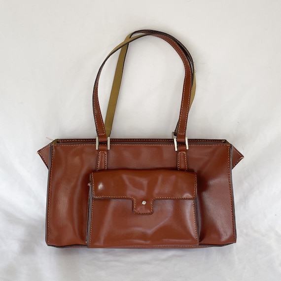 Brown Leather Handbag - image 1