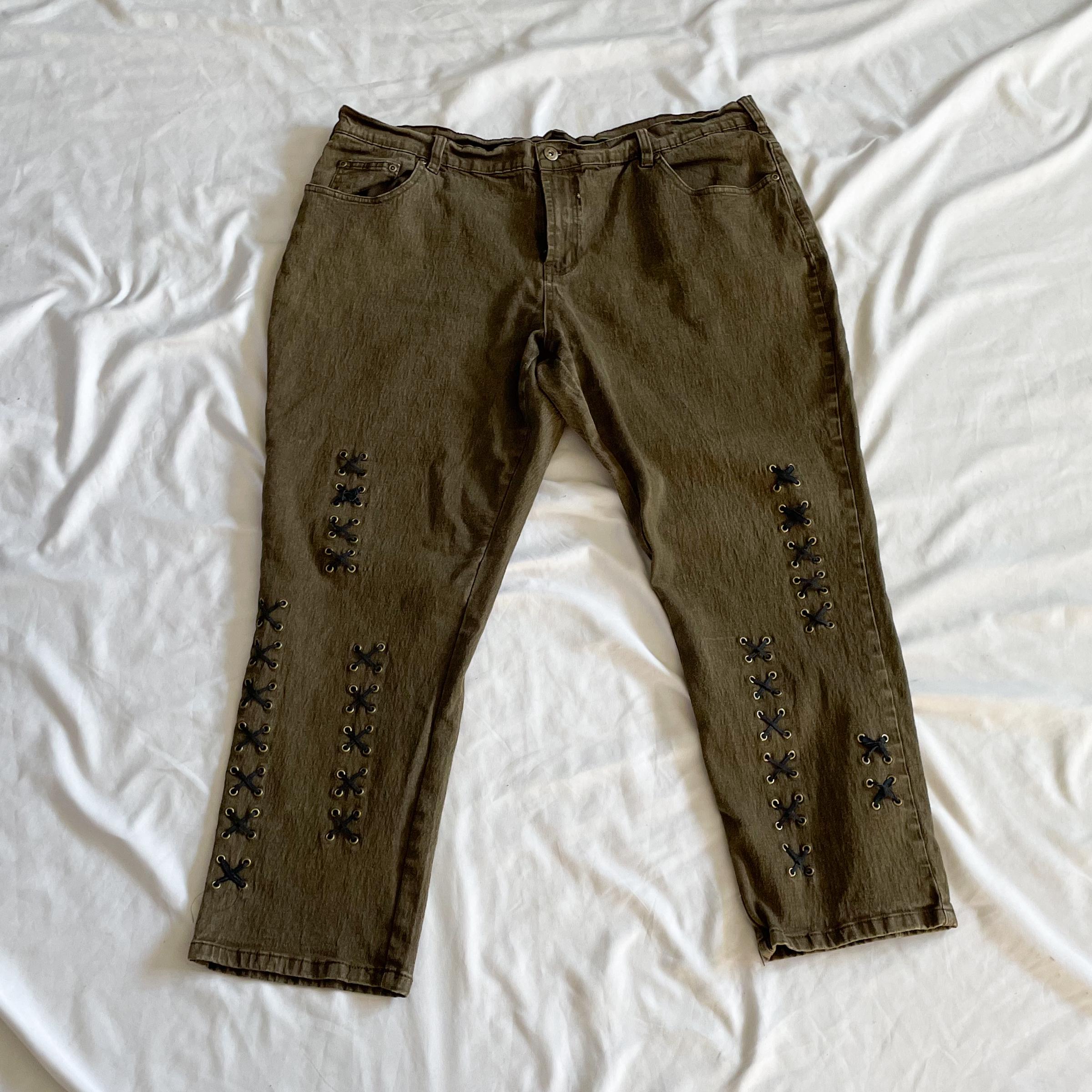 パンツ 2000s lagust fairy grunge flare pants Y2K Indie Aesthetics Vintage Low Waist Pants 2000s Low Rise
