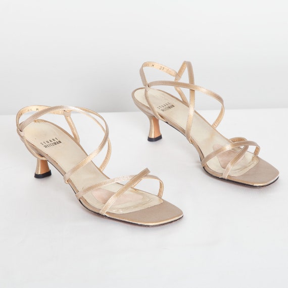 2004 Gold Stuart Weitzman Heels