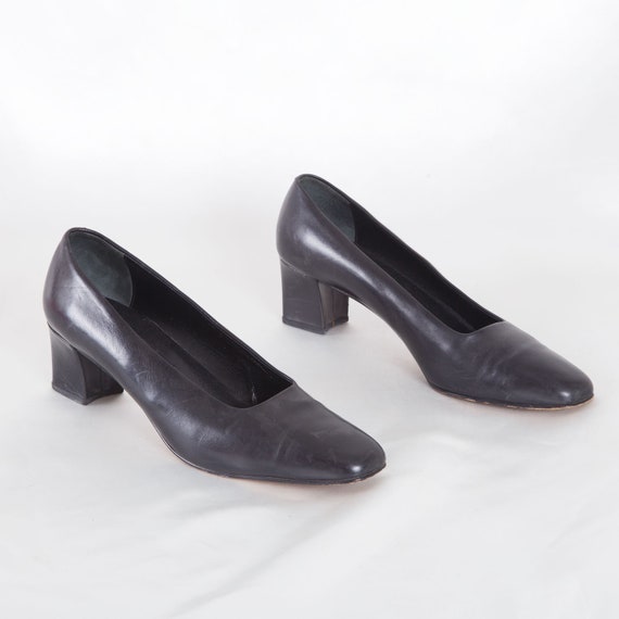 Vintage Italian Black Mary Janes