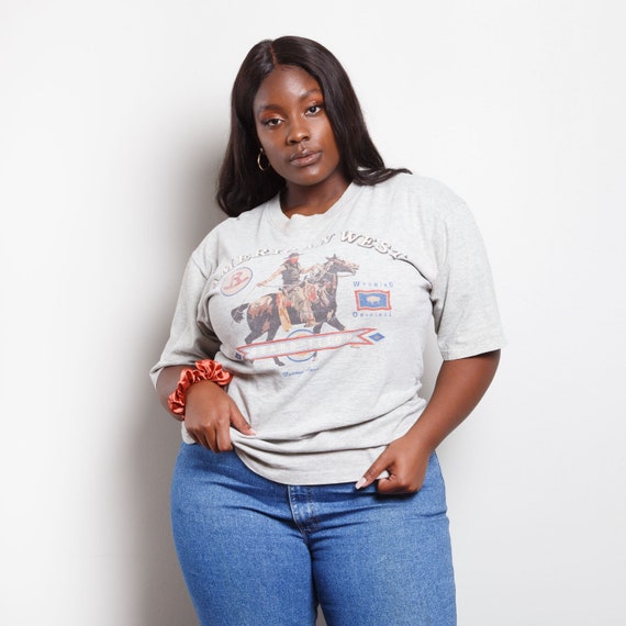 90s American West Cowboy T Shirt