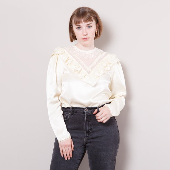 70s Silky Gunne Sax Blouse