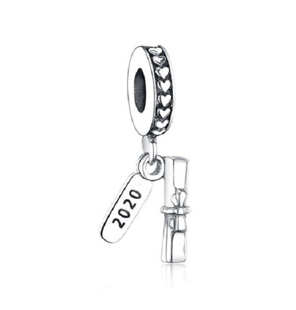 2022 2021 2020 Graduation Beads Charm Authentic 925 Sterling