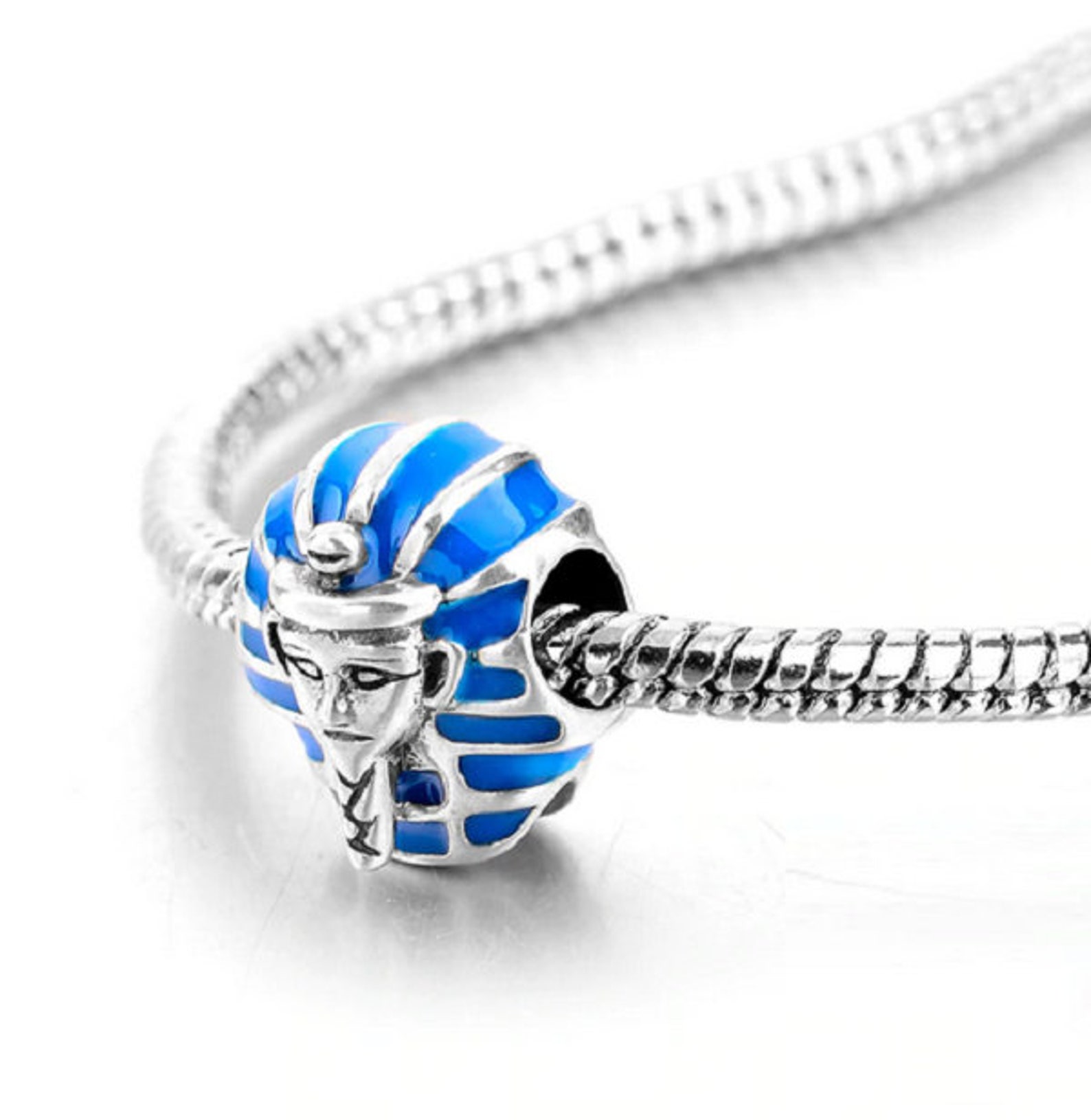 Ancient Egypt Charm Handmade 925 Sterling Silver Cairo Pharaoh Etsy