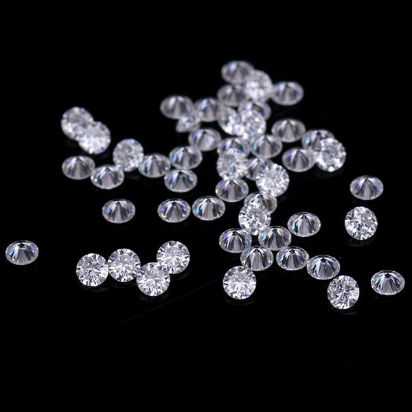 0.8MM~2.9MM D/F Color VVS Clarity Small size Loose Moissanite Gemstone for Jewelry Diamond Stone 3EX Cut Synthetic Loose Diamonds Detritus