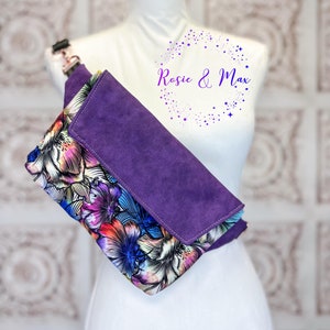 Belt Bag, Floral Belt Bag, Floral Fanny Pack, Floral Waist Bag, Waist Bag
