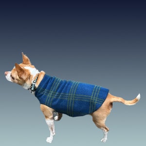 R logo Dogs Clothes Checked pattern Casual Cute Comfortable Sweaters