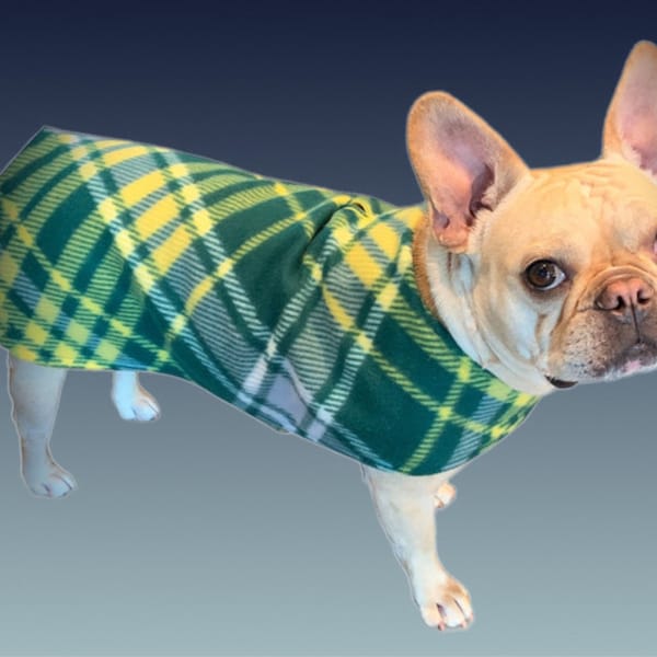 WATERPROOF REVERSIBLE DOG Coats..Sales Benefit Animal Rescue- Custom Sizes For Your Dogs- Waterproof Fabric/Fleece-Machine Washable-