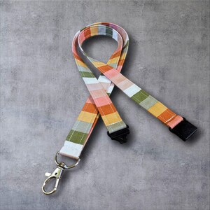 Colorful Lanyard, Breakaway Lanyard, Rainbow Lanyard, Fabric Lanyard ...