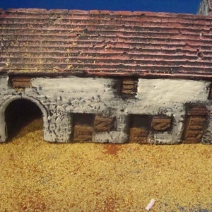 A1  Farm building Resin 15mm. For wargame scenery and terrain buildings,