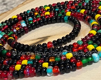 Pan African/black history inspired waist-beads