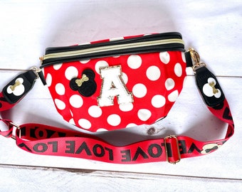 Riñonera personalizada de Minnie Mouse