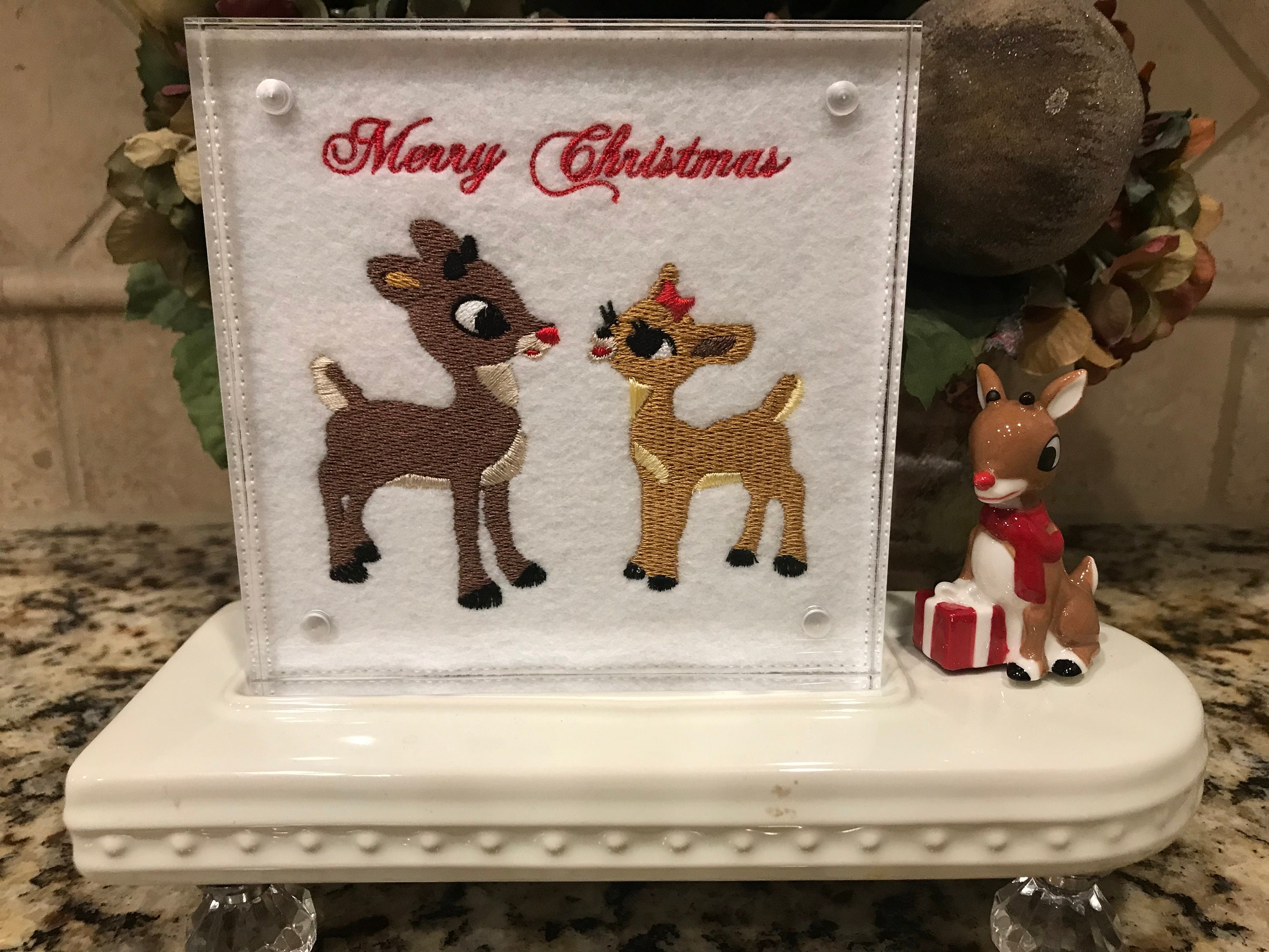 Nora Fleming Minis - Rudolph the Red-Nosed Reindeer