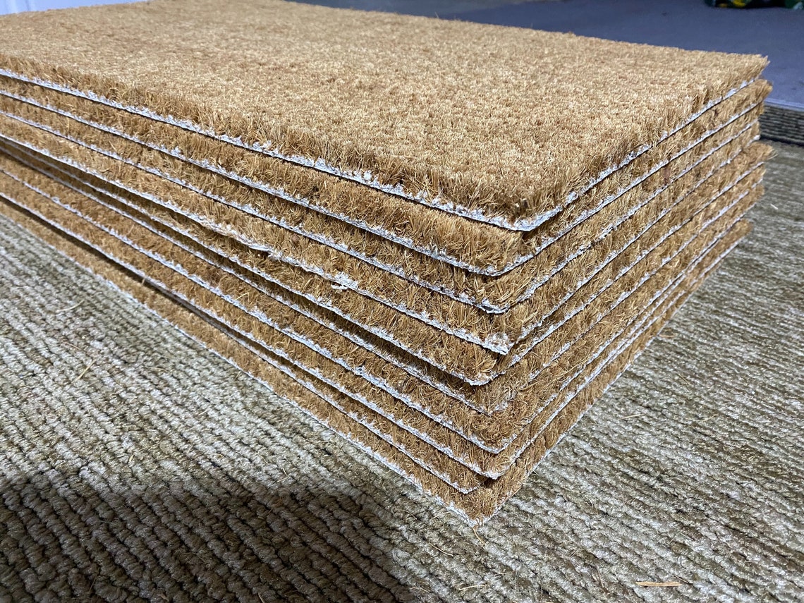 Blank Coconut Coir Mats Bulk 10 Pack Crafting Door Mats Etsy