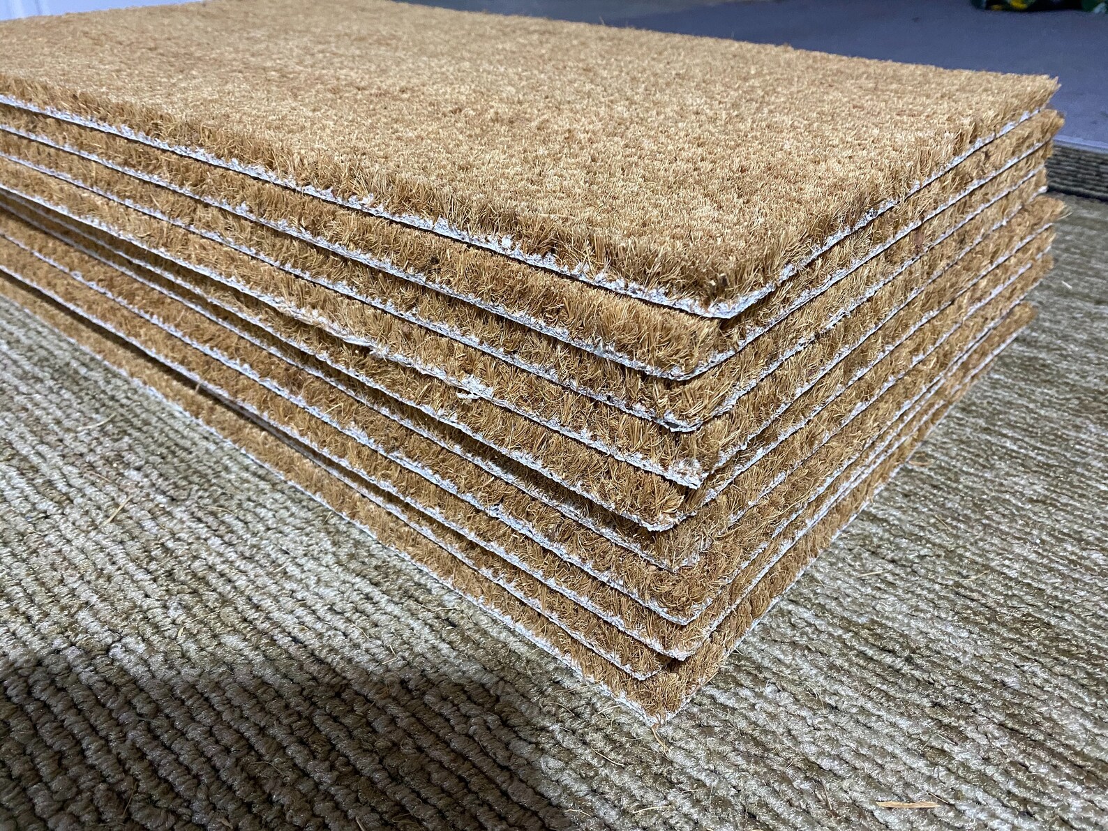 Blank Coconut Coir Mats Bulk 10 Pack Crafting Door Mats Etsy