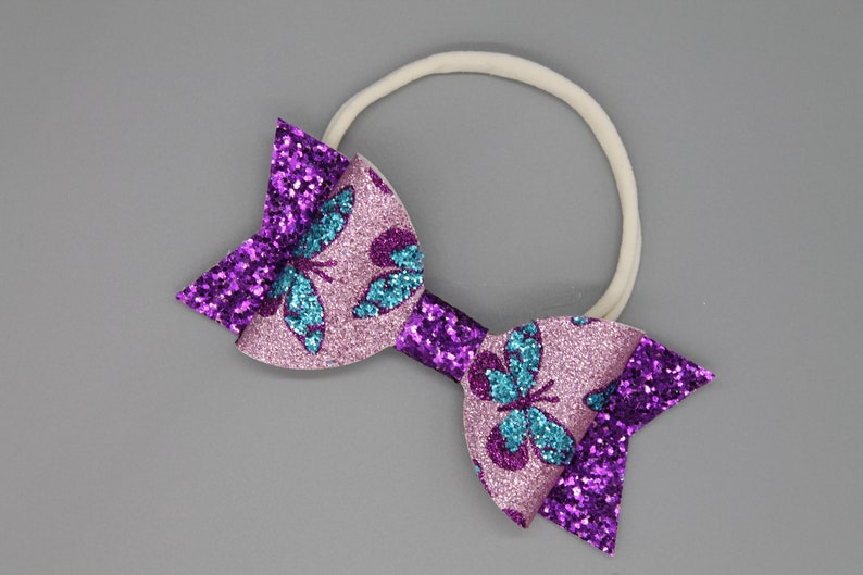 Baby Butterfly Glitter Headband