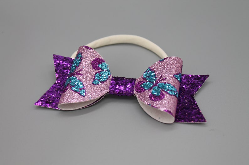 Baby Butterfly Glitter Headband