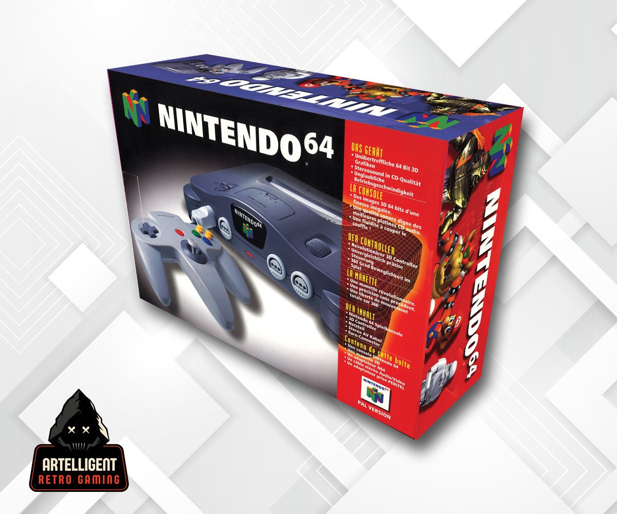 N64 Console Box EUR Etsy Norway