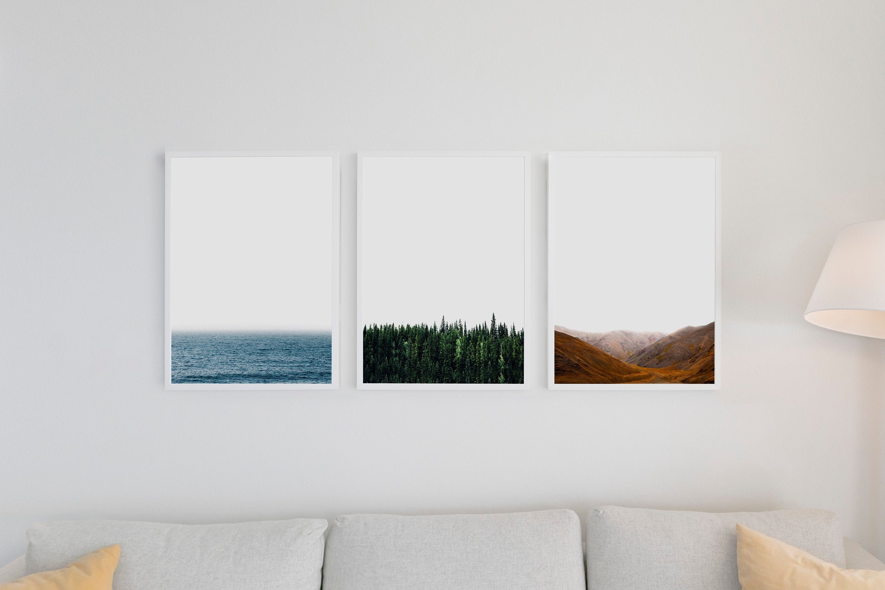 Set of 3 Nature Posters Nature Landscape Photography Forest Etsy