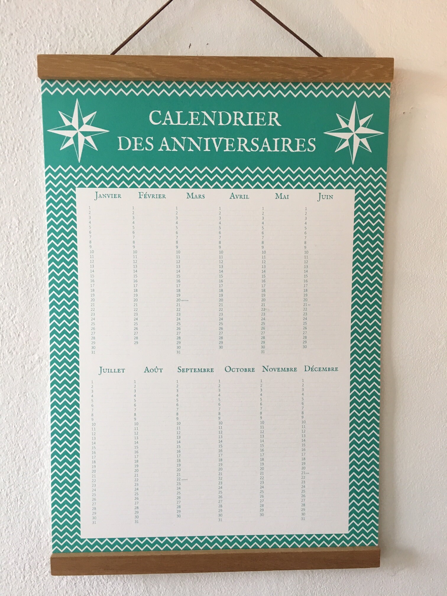 Rose Des Vents - Calendrier Anniversaires