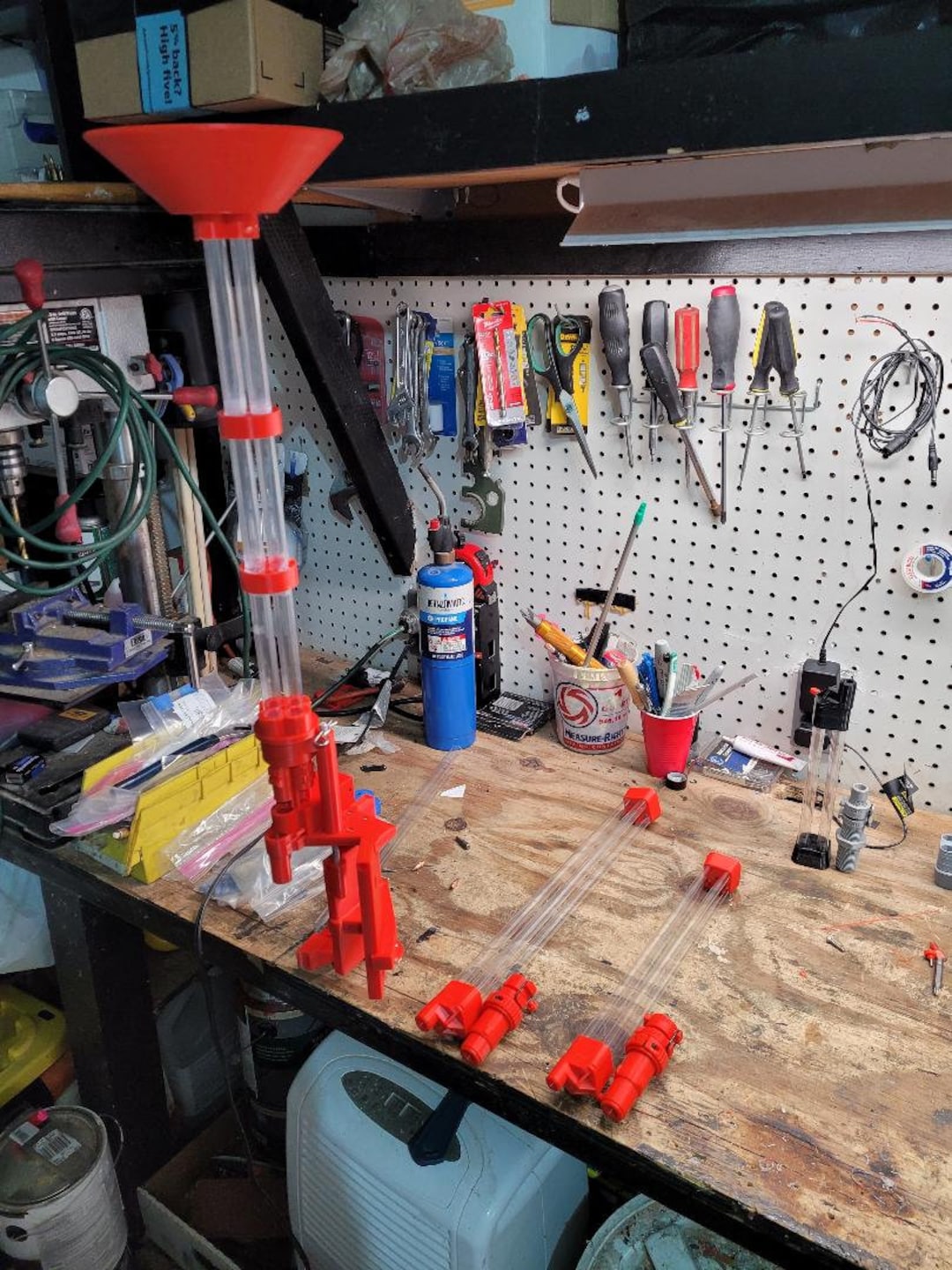 3D Printed Case Feeder and 2 Sets of Bullet Feeder Kits for the Hornady