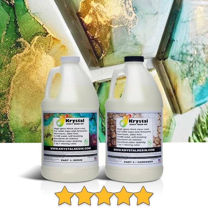 ArtResin - Epoxy Resin - Clear - Non-Toxic - Starter Combo Pack - 32oz (16  oz Resin + 16 oz Hardener) (946ml) : Arts, Crafts & Sewing 