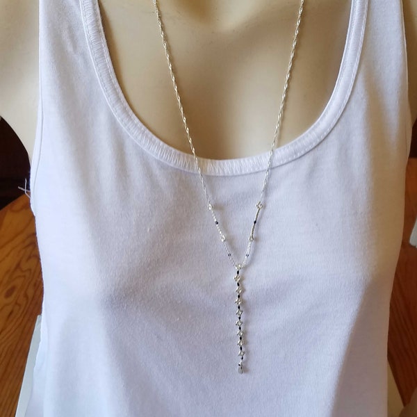 Collier tissage de perles AGATHE