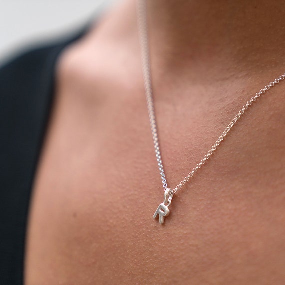 Buy R - Initial Necklace R Online | New Zealand
