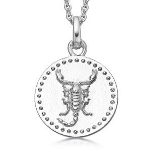 Sterling Silber Skorpion Halskette