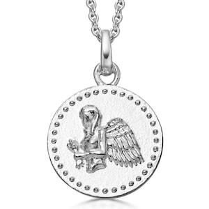 Sterling Silver Virgo Necklace