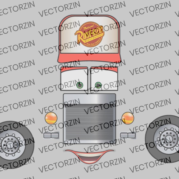 Cars Truck Vector Digital Decals Clipart Eps Jpg Png Pdf