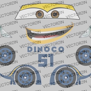 Coches Cruz Ramirez Vector Digital Decals Clip