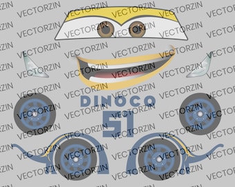 Coches Cruz Ramirez Vector Digital Decals Clip