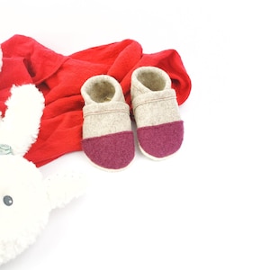 Colorful kindergarten shoes made of pure wool felt, felt slippers, felt slippers for children, gift for kindergarten,