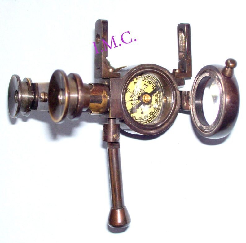 Vintage Nautical Pocket Binocular Marine Folding Spyglass Collectible Gift