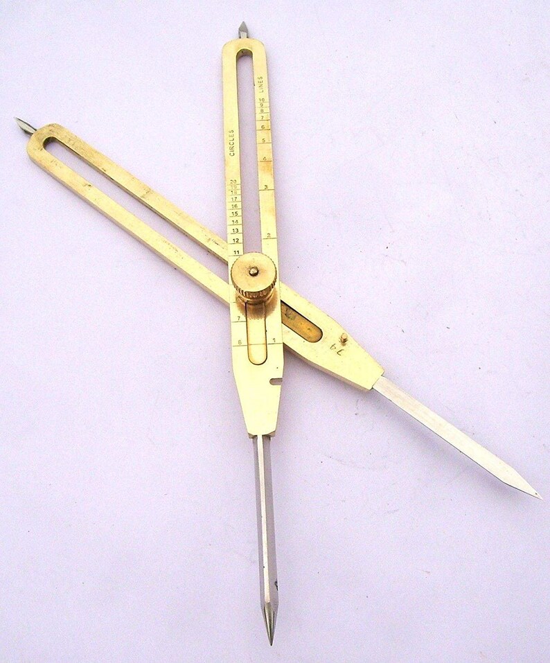 Brass Divider Proportional Engineer Drafting Tool 9 Etsy