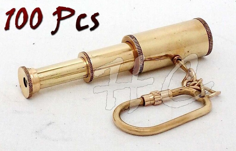 Brass Sand Timer Pendant Necklace Key Ring Maritime Nautical Key chain lot of 5