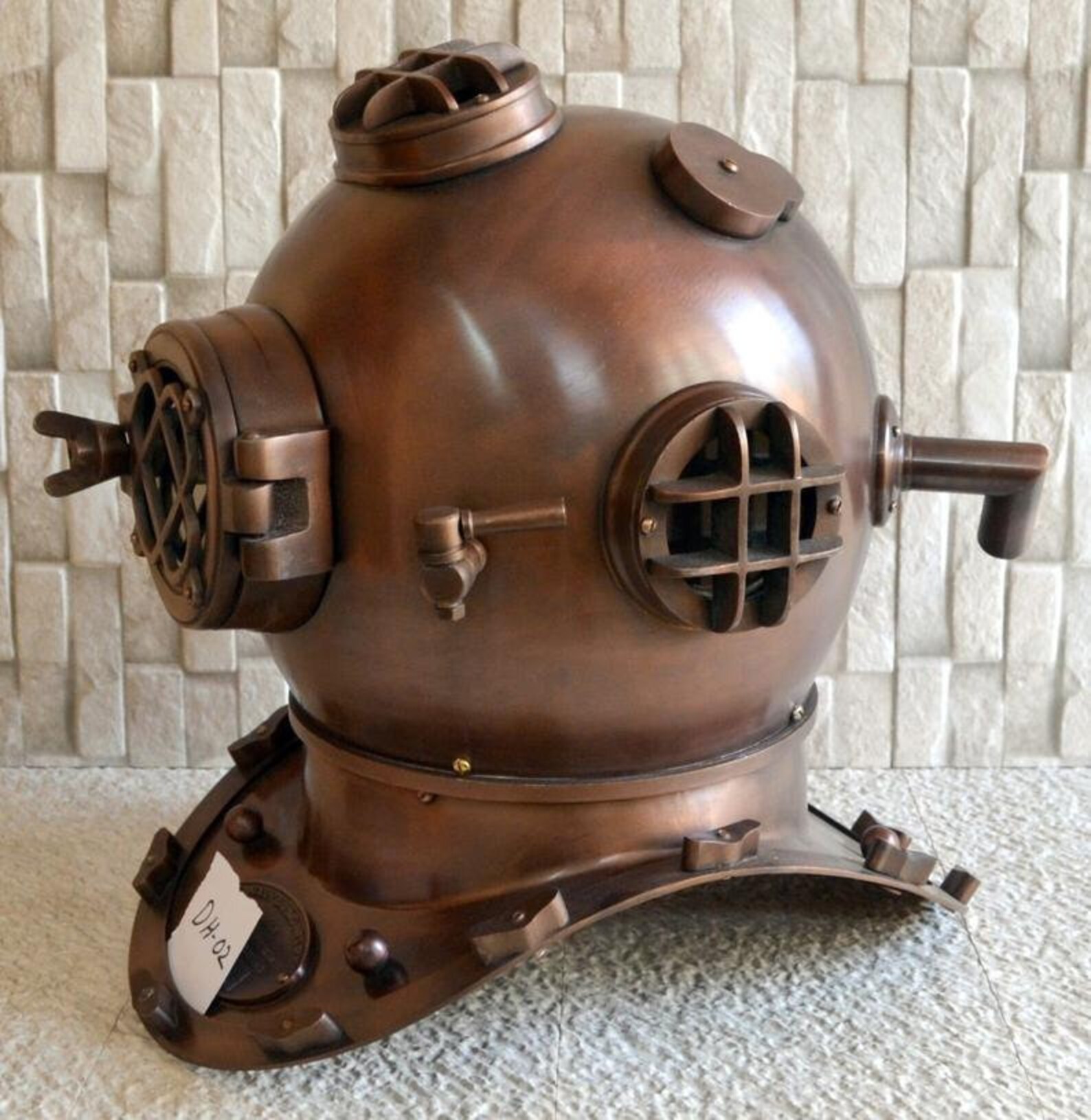 Diving helmet in 18 inch for home decor figurines in iron and Etsy