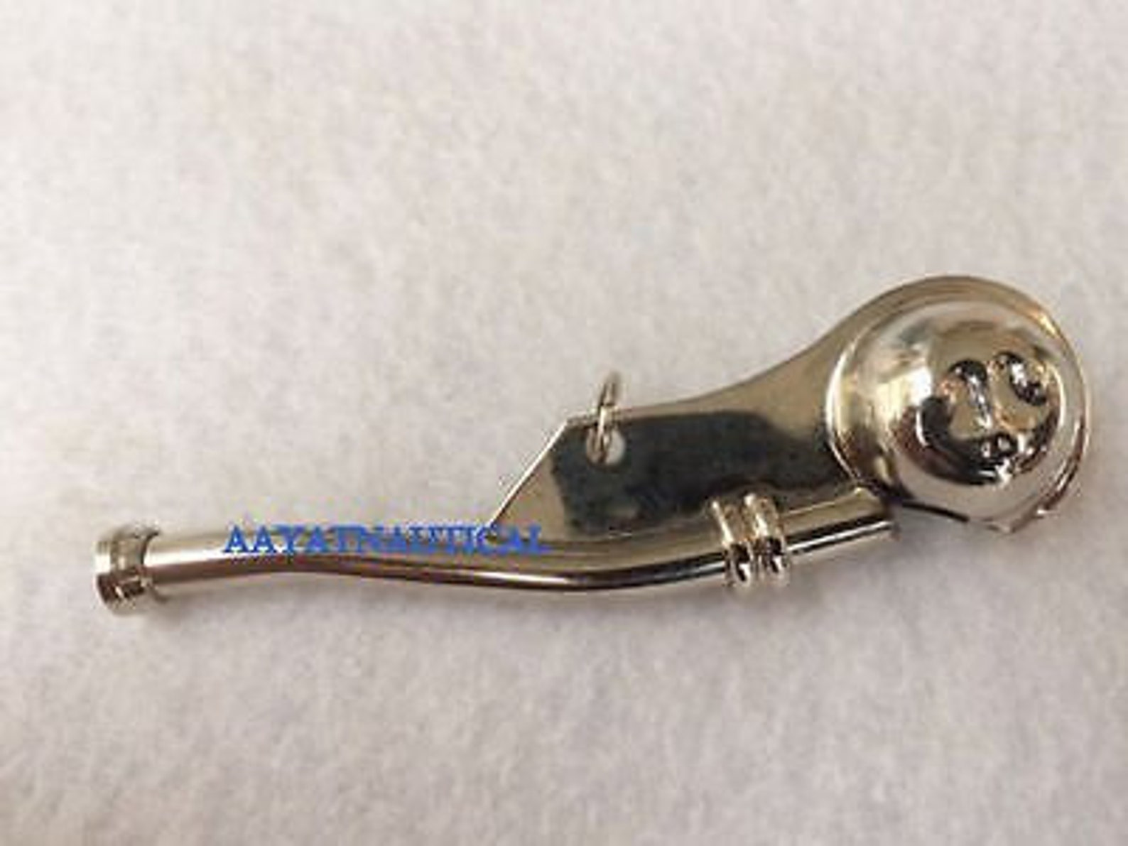 3.5 Chrome Finish Boatswain Whistle Bosun Call Pipe Etsy