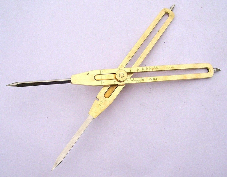 Brass Divider Proportional Engineer Drafting Tool 9 Etsy