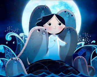 Song of the Sea Poster, animierte Fantasy-Film, druckbare Poster Download, Animation Film, Druck Kunst digital