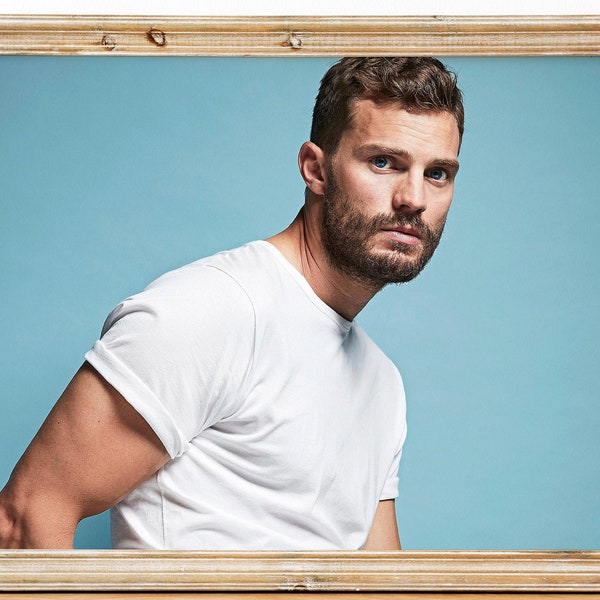 Jamie Dornan poster, Christian photo, Printable Picture Download Print Digital