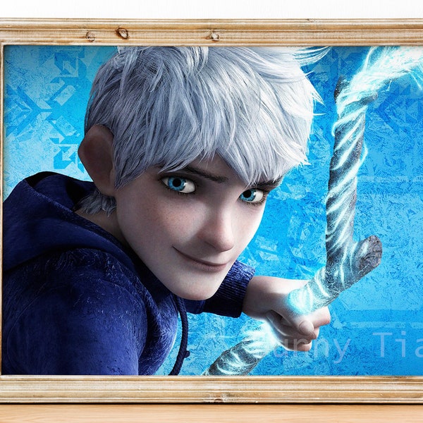 Jack Frost, Rise of the guardians, Printable Poster Download, Animation Film, Print Art Digital