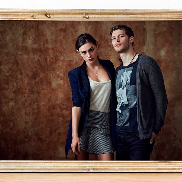 Phoebe Tonkin e Joseph Morgan, poster originali, foto stampabile Scarica Stampa digitale