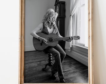 ドリー・パートン ポスター：カントリーミュージックスター写真プリント（デジタルダウンロード）