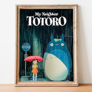 Mein Nachbar Totoro Poster, Druckbare Poster Download, Druck Wand Kunst Dekor Digital