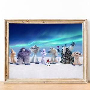Smallfoot Printable Poster, Yetis Characters Picture, Kids room Wall Decor, Prints Download, Print Art Digital, Preschool wall prints